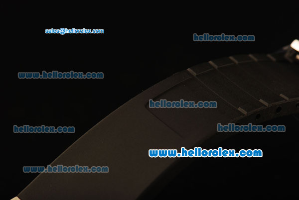 Porsche Design Diver Swiss ETA 2836 Automatic Titanium Case with Black Dial and Black Rubber Strap - Click Image to Close